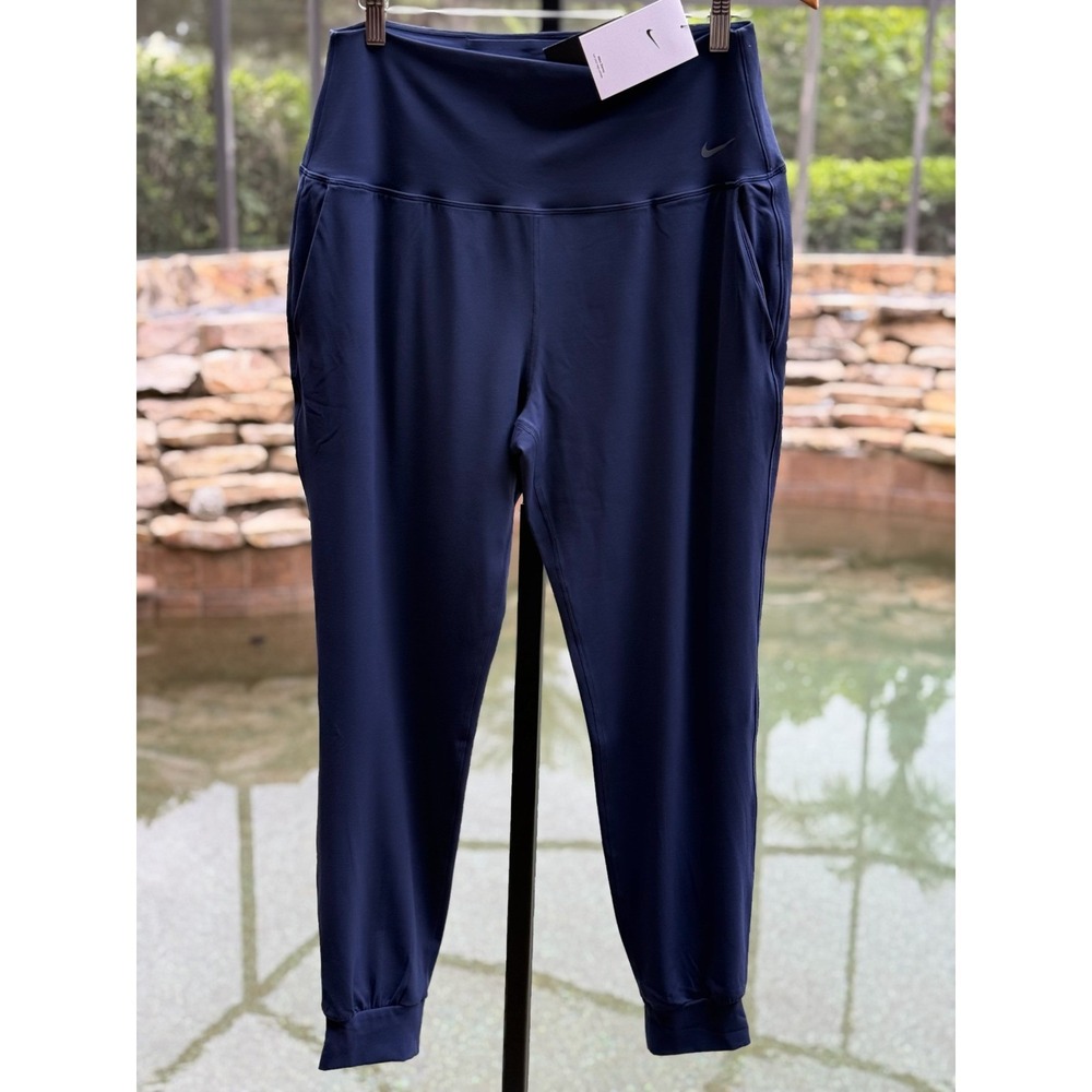 Nike Zenvy Dri-FIT InfinaSoft High Rise Jogger Pants Navy Blue FV7924-410 Size L